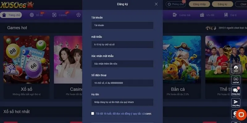 Cách thức đơn giản để đăng nhập Xoso66