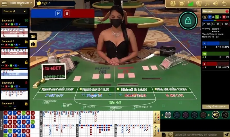 Soi cầu Baccarat cầu 1 – 1 chuẩn xác nhất